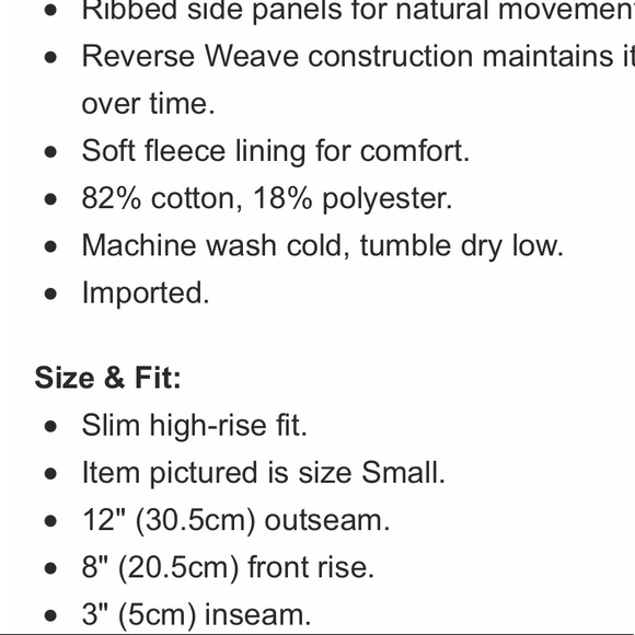 NWOT $69 Champion Reverse Weave Logo sweatshorts sz XL UO - Picture 4 of 4